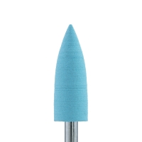 Полир силикон-карбидный Конус, 6 мм, Супер тонкий, 406, голубой