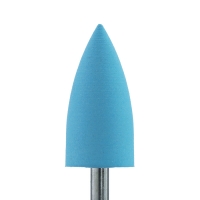 Полир силикон-карбидный Конус, 8 мм, Супер тонкий, 408, голубой
