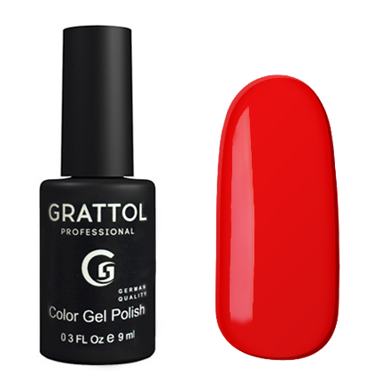 Гель-лак Grattol GTC083 Pure Red (9 мл.)