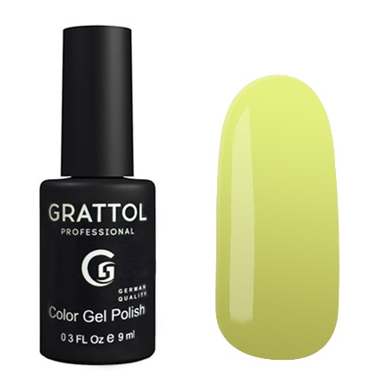 Гель-лак Grattol GTC125 Light Yellow (9 мл.)