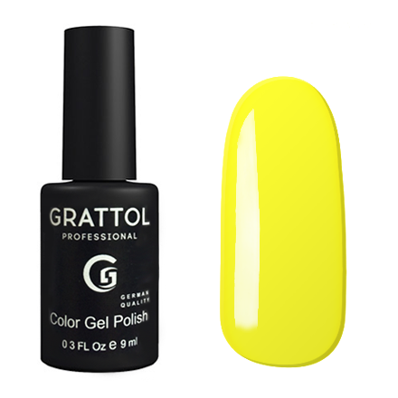 Гель-лак Grattol GTC034 Yellow (9 мл.)