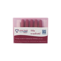 Кристалл Nails, Полир силикон-карбидный №60610, розовый (10 шт.)