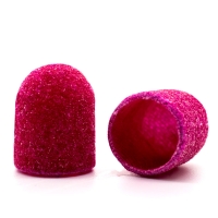Silver Kiss, Колпачок абразивный на тканевой основе 10 мм, розовый 120 грит