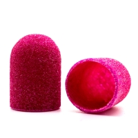 Silver Kiss, Колпачок абразивный на тканевой основе 13 мм, розовый 120 грит