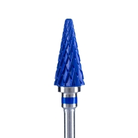 Кристалл, Фреза керамическая Конус, средняя, синяя, 31160К
