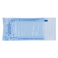 Пакеты для стерилизации, самозапечатывающиеся, бумага/пластик, 57мм х 133мм, 200 шт, автоклав